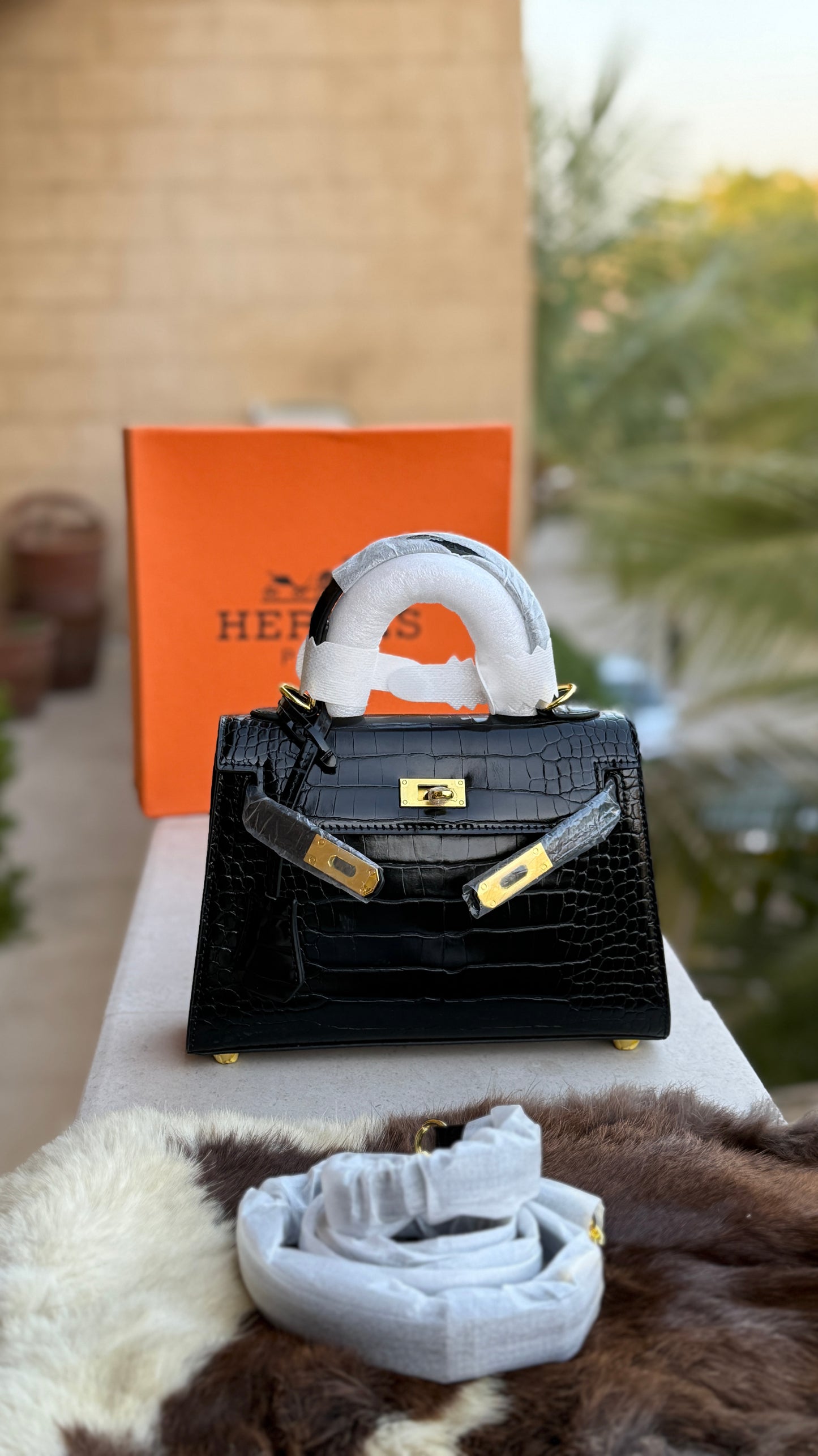 Inspired by Hermes Kelly mini bag