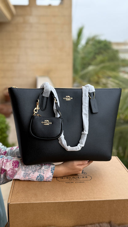 Coach Tote-With Coin Bag-Master Plus Series-With Box