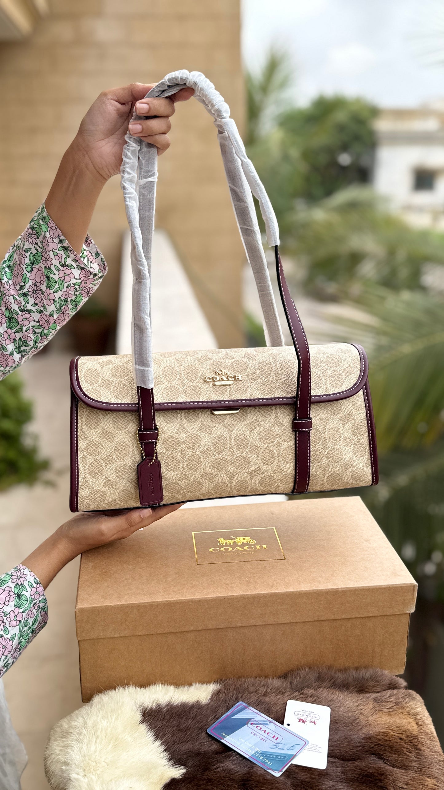 Coach Bridget Shoulder Flap Bag-Master Plus Series-With Box