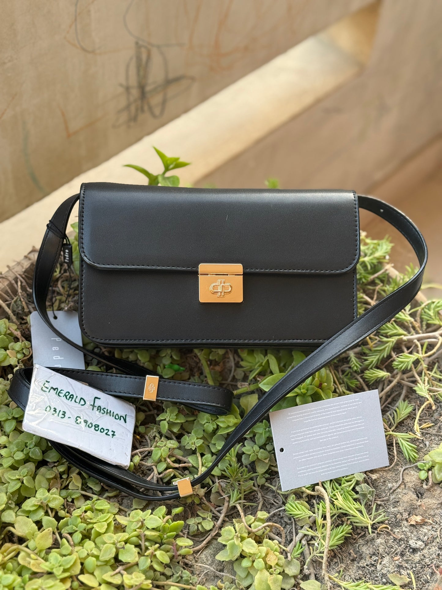 PEDRO Studio Shoulder Bag - Black Color-Master Series