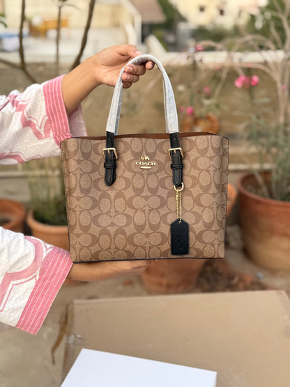 Coach MOLLIE 25 Tote Bag Lighter brown