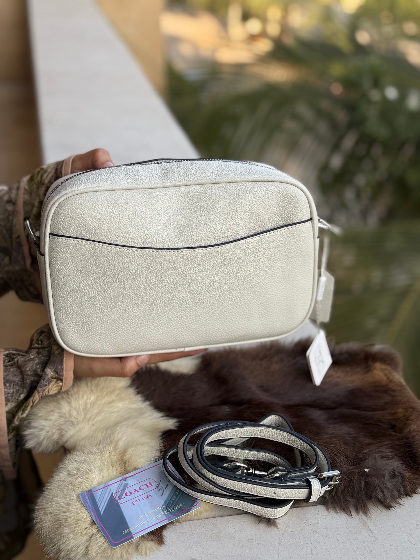 Coach X Peanuts Jamie Camera Bag with Snoopy Ski Motif-Same As Original-Master Series