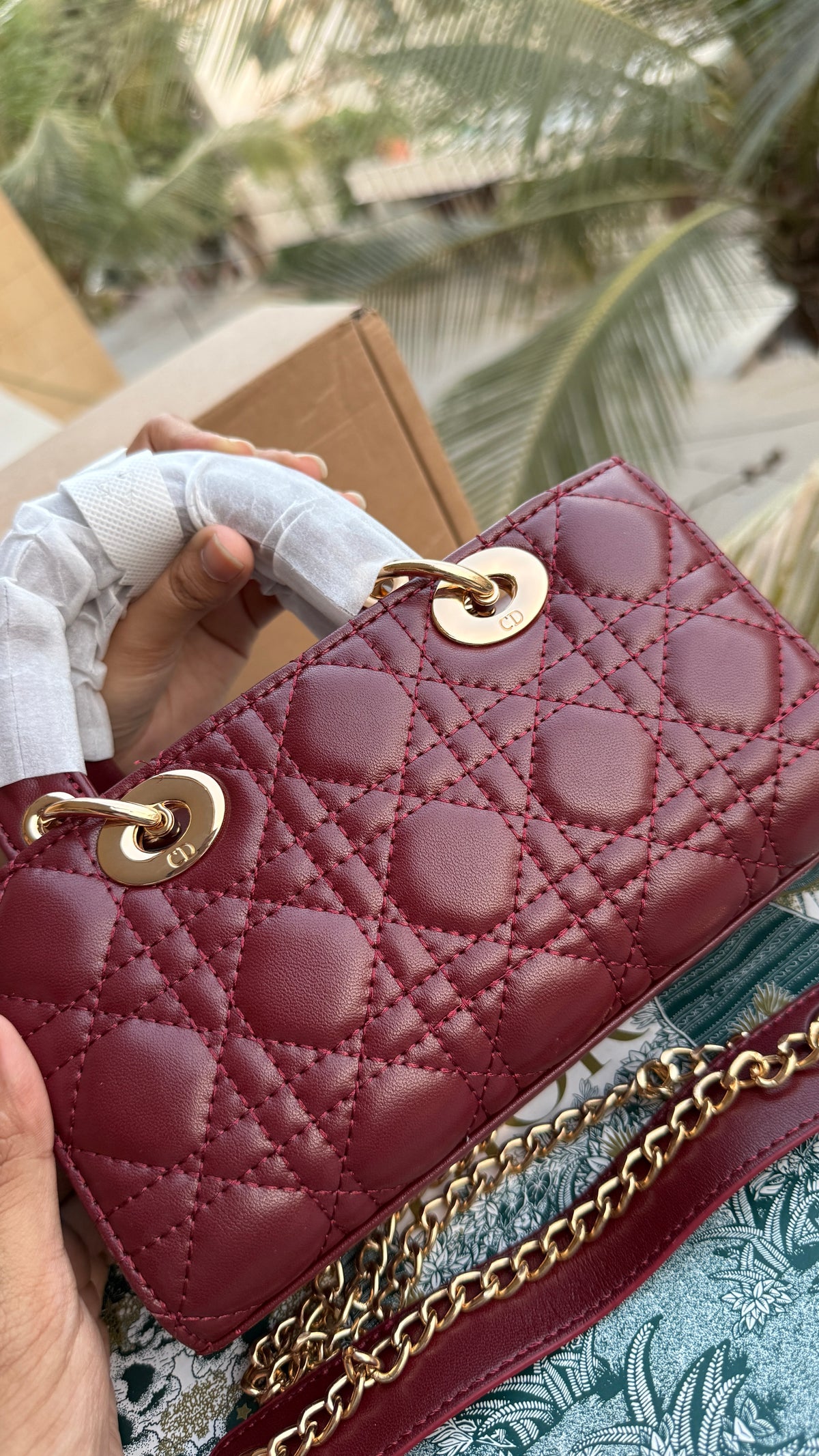 Lady D-Joy Bag-Bow Edition-AAA Series-Double Folding box