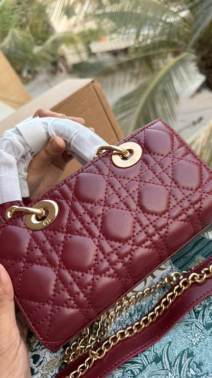 Lady D-Joy Bag-Bow Edition-AAA Series-Double Folding box
