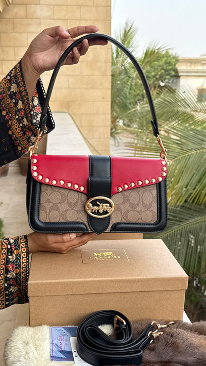 Coach Georgie Shoulder Bag-Double Folding Box-Master Plus Series