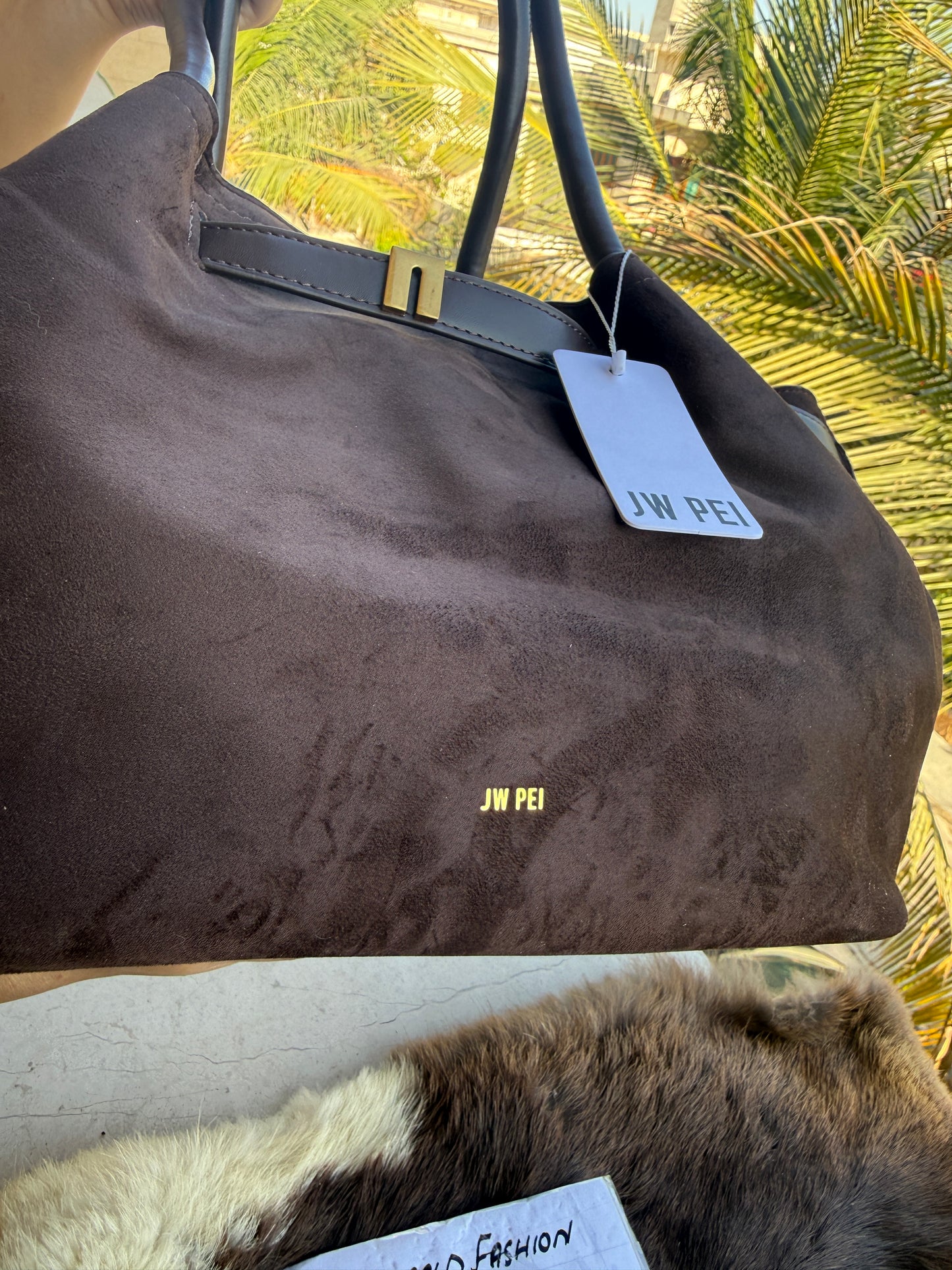 JW PEI Hana Medium Suede Tote Bag-Same as original-Master Series