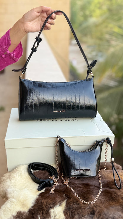 Charles & Keith Shoulder With Micro Bag-With box-Master Series