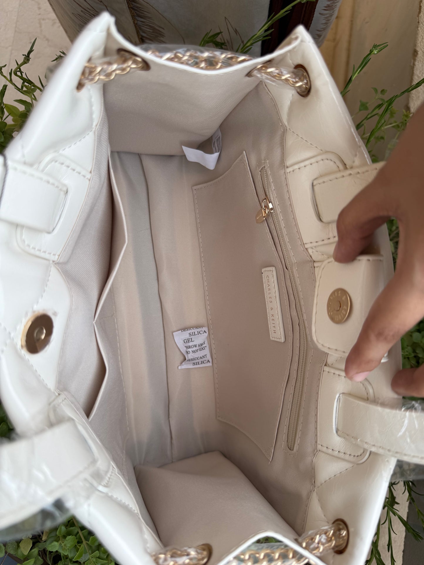 Charles & Keith Apfra Quilted Chain Master Series With Box