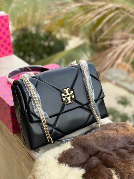 TORY BURCH KIRA DIAMOND QUILT SHOULDER BAG With Box ( Master Series )