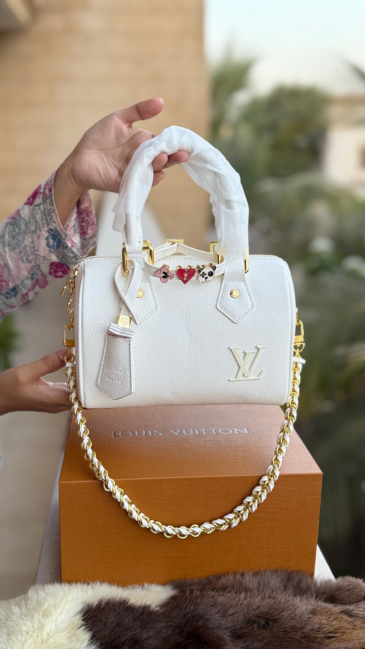Louis Vuitton Speedy Nano-AAA Series-double Folding box