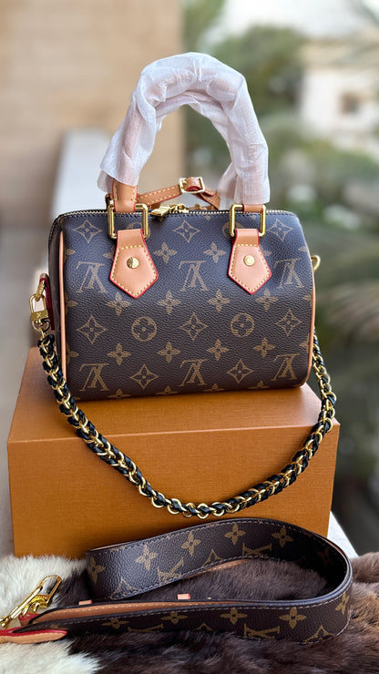 Louis Vuitton Speedy Nano-AAA Series-double Folding box