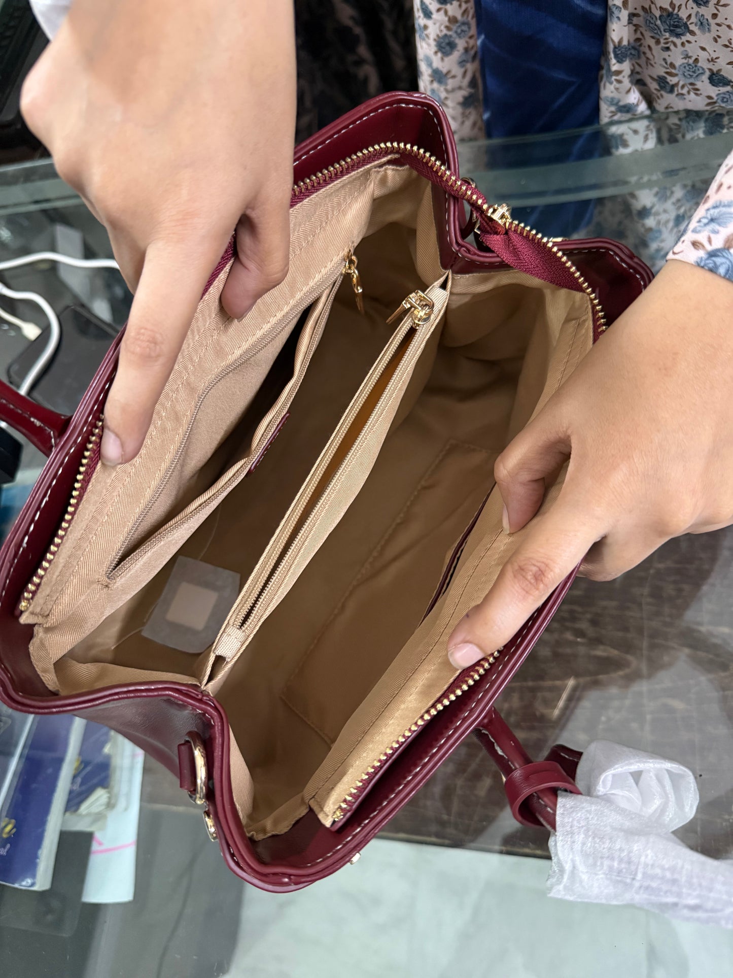 JW PEI Ziva Metal Lock Decoration Tote Bag-Master Series-Same as original