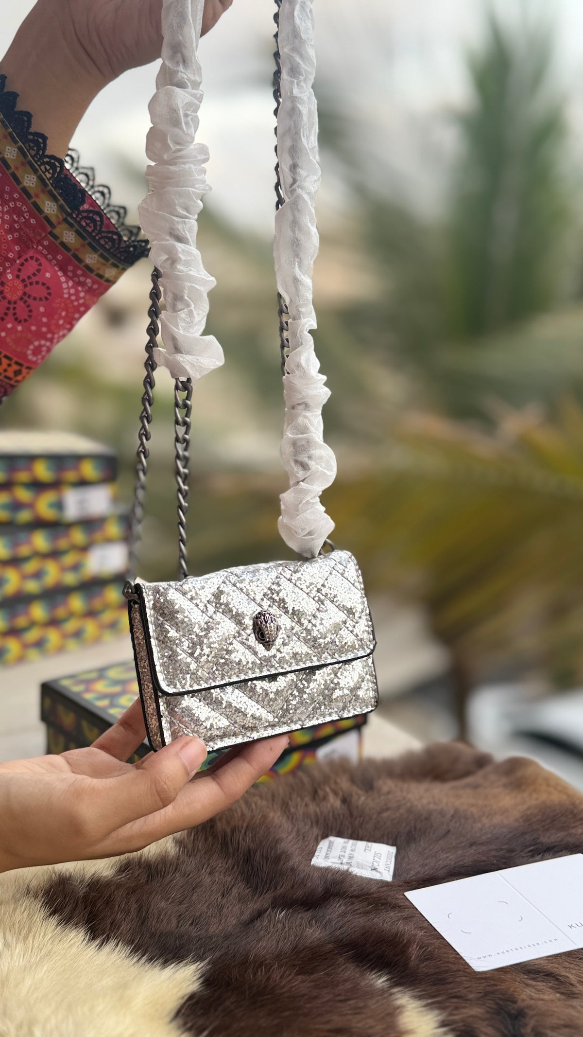 KURT GEIGER LONDON MICRO KENSINGTON BAG-Box Packaging