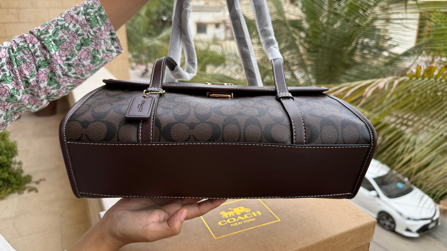 Coach Bridget Shoulder Flap Bag-Master Plus Series-With Box