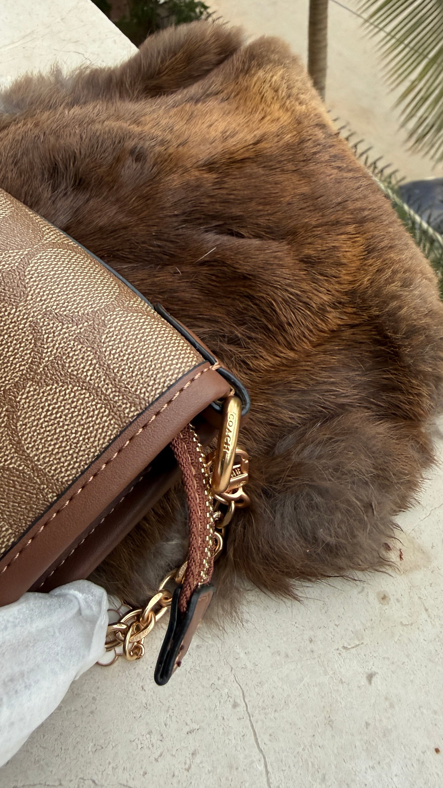 Coach City Mini Tote Bag-With Wallet & Charm Chain-Box Included-Master Plus Series.
