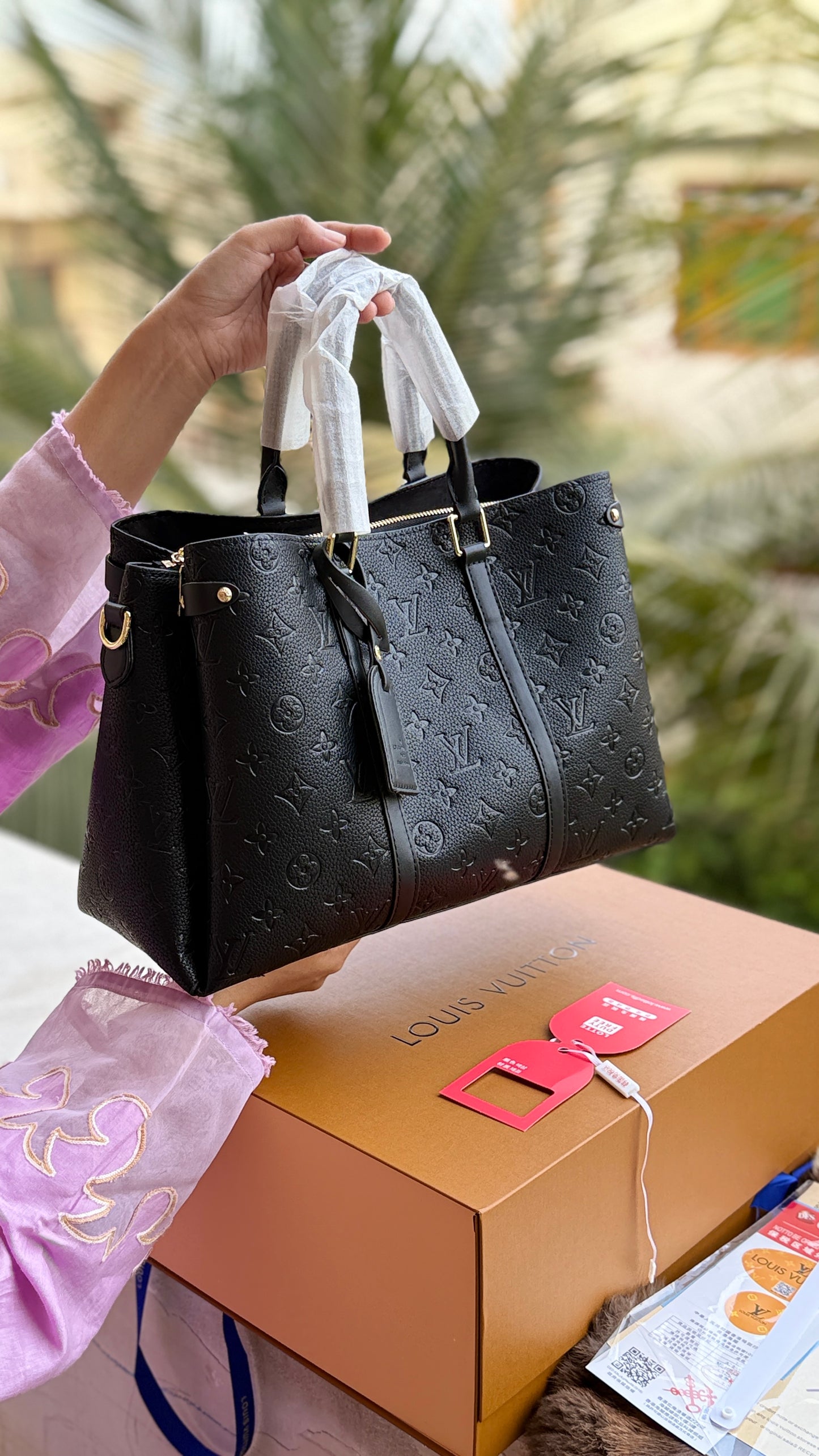 Louis Vuitton soufflot Tote With Double Box-Master Plus Series