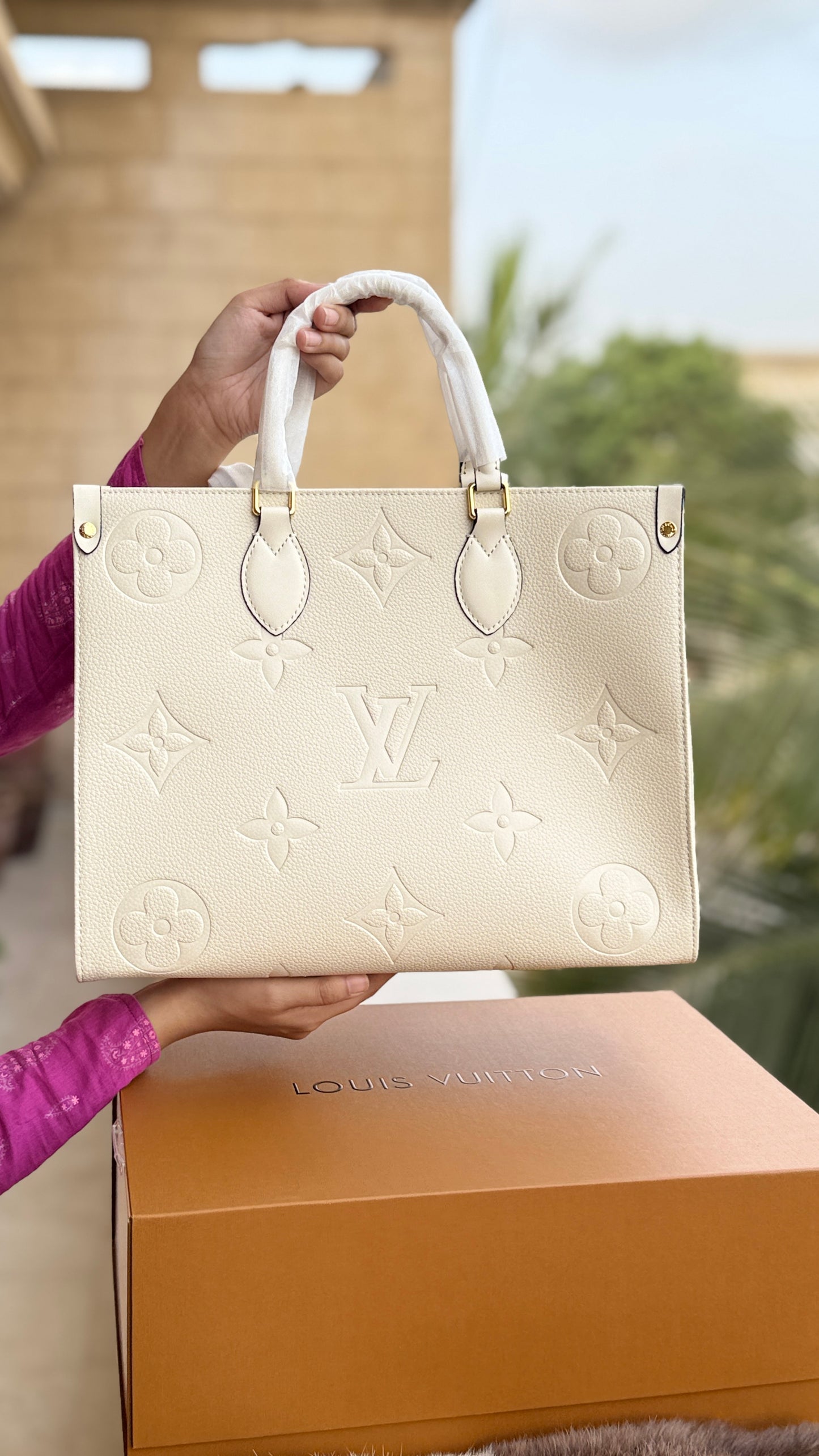 Louis Vuitton On The Go Tote With Double Box-Master Plus Series