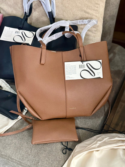 Pólene Cyme Textured edition tote Bag! AAA TOP QUALITY With Folding Box