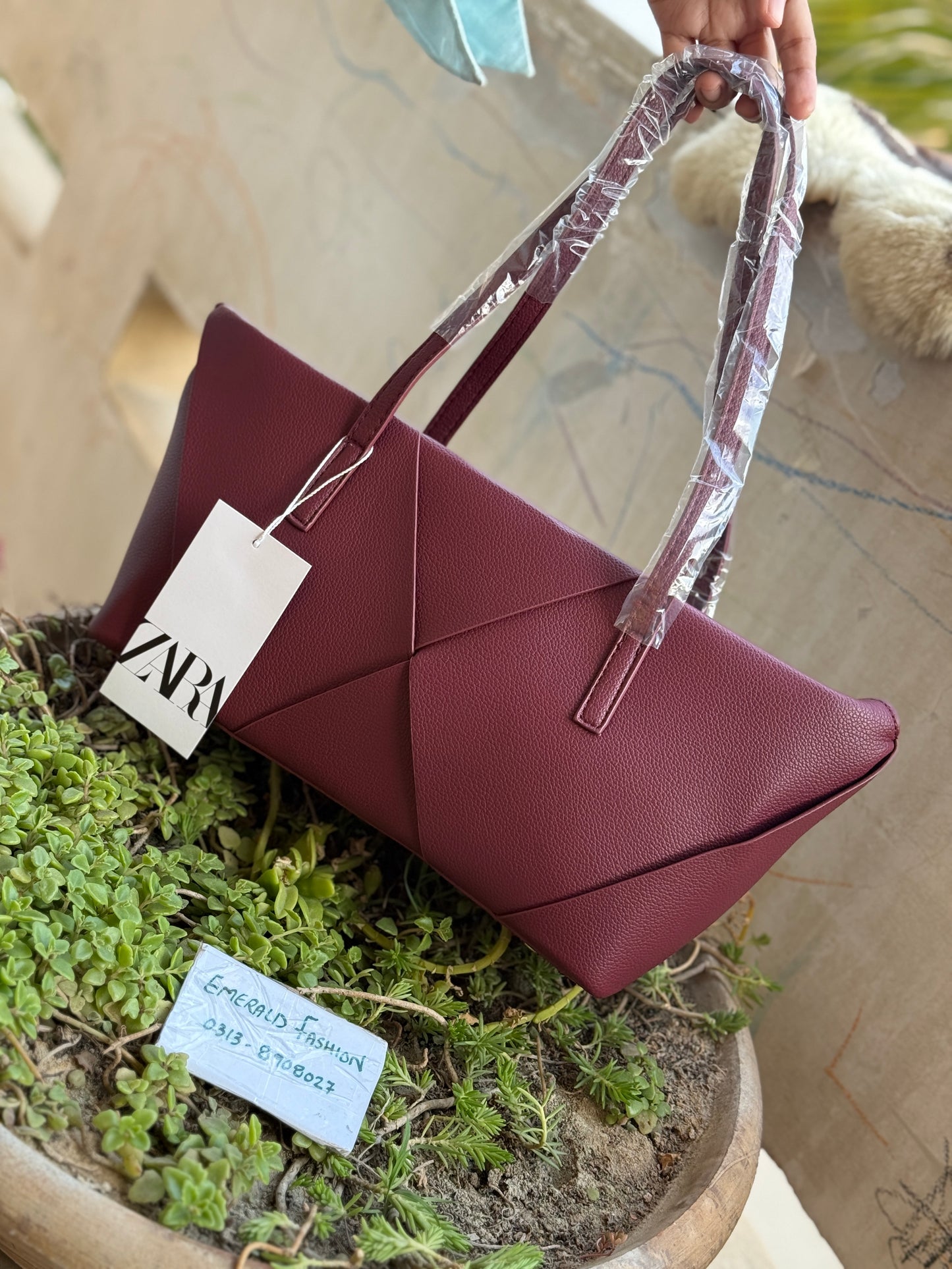 ZARA Woven Elongated Handbag-Master Series Exceptional Quality