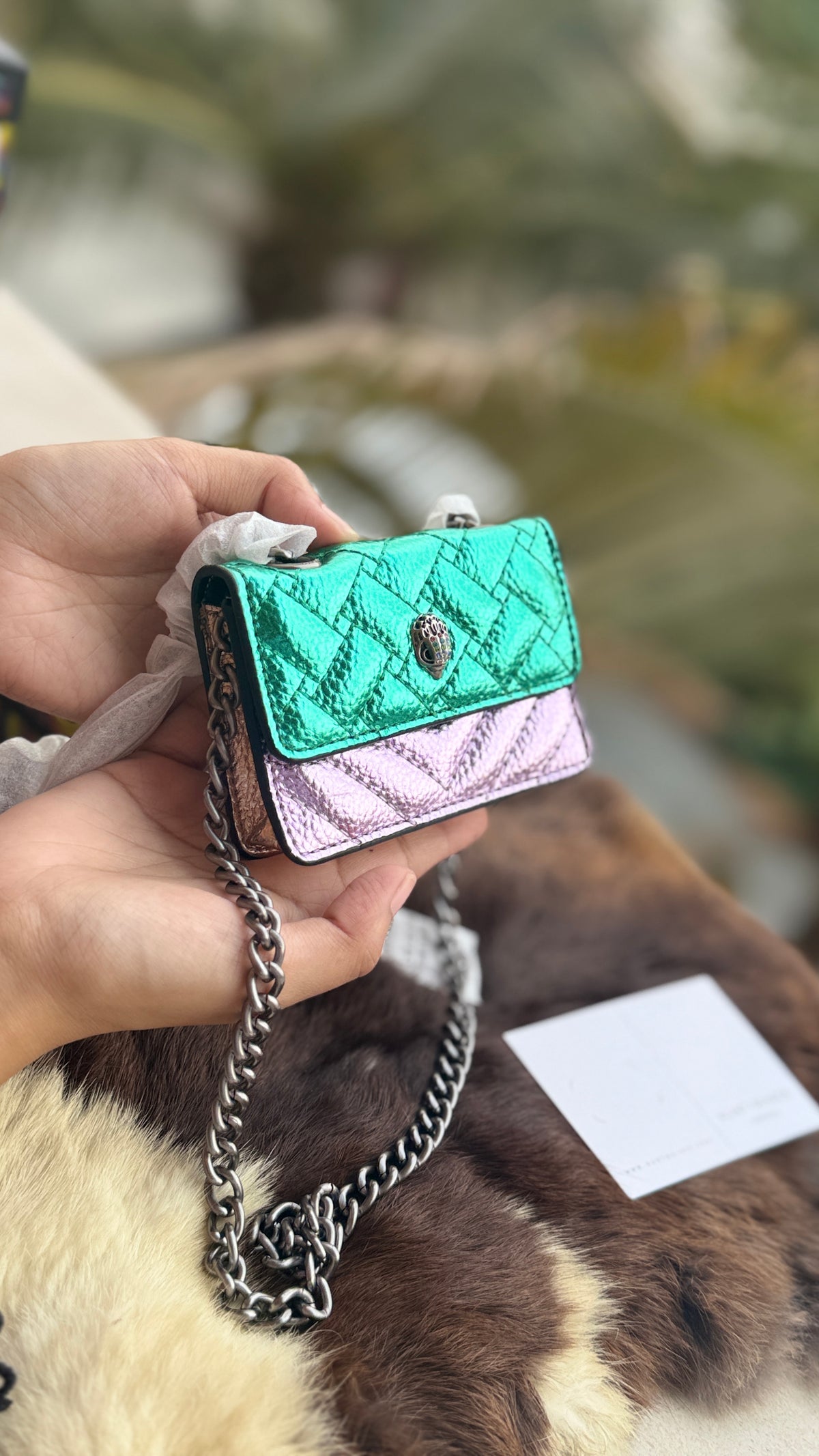 KURT GEIGER LONDON MICRO KENSINGTON BAG-Box Packaging