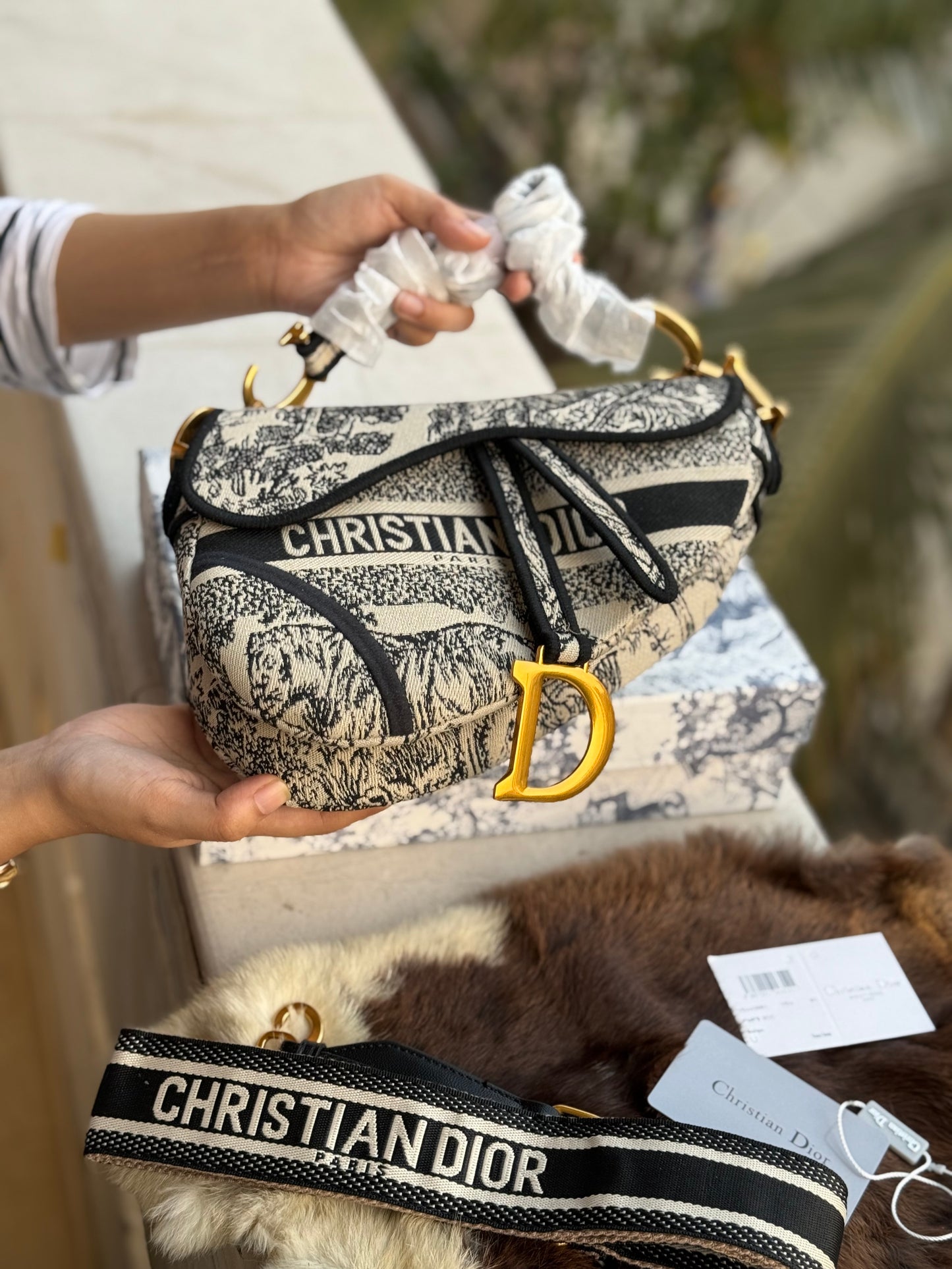 Christian Dior Saddle Bag-Master Plus Series-Box Packaging Include