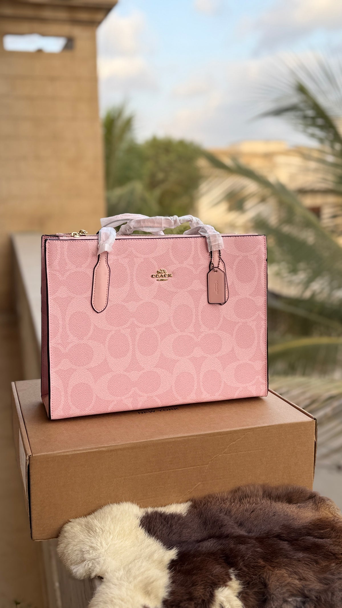 Coach Nina tote Folding Box Packing Master Plus series.
