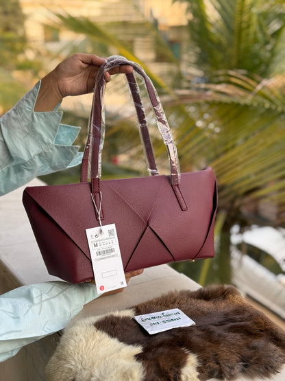 ZARA Woven Elongated Handbag-Master Series Exceptional Quality