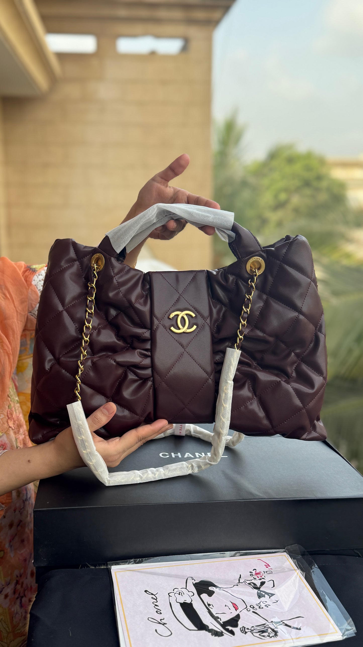 Chanel 25K Butterfly Bag-AAA-Box,Cards,Pictures etc