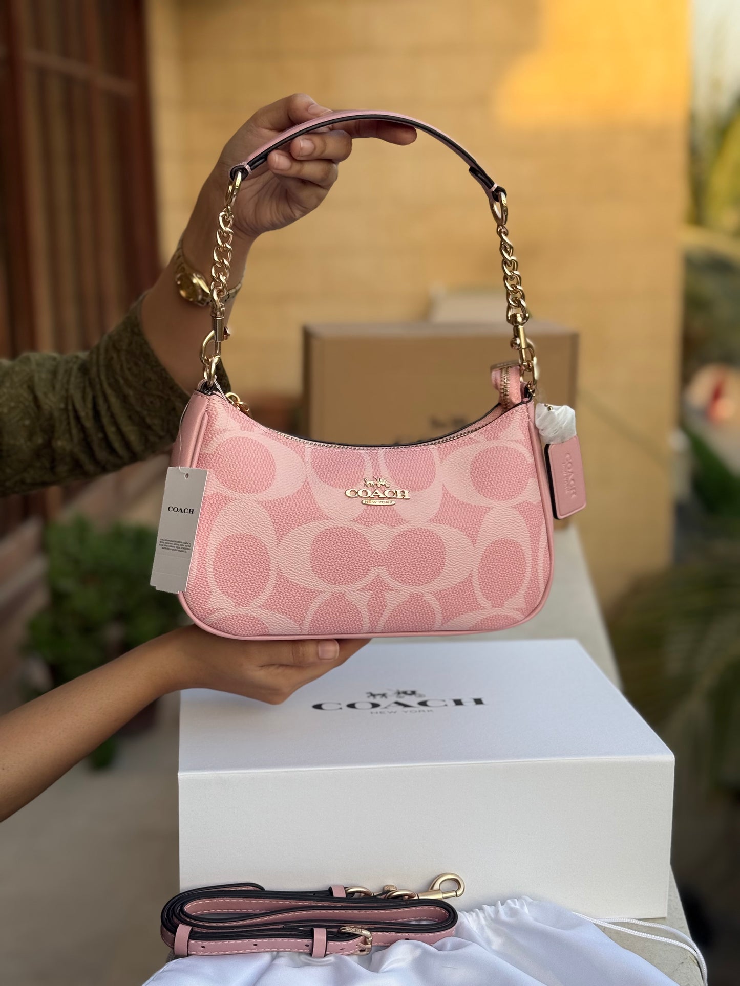 Coach Teri Hobo-Master Plus Series-Double folding box packaging