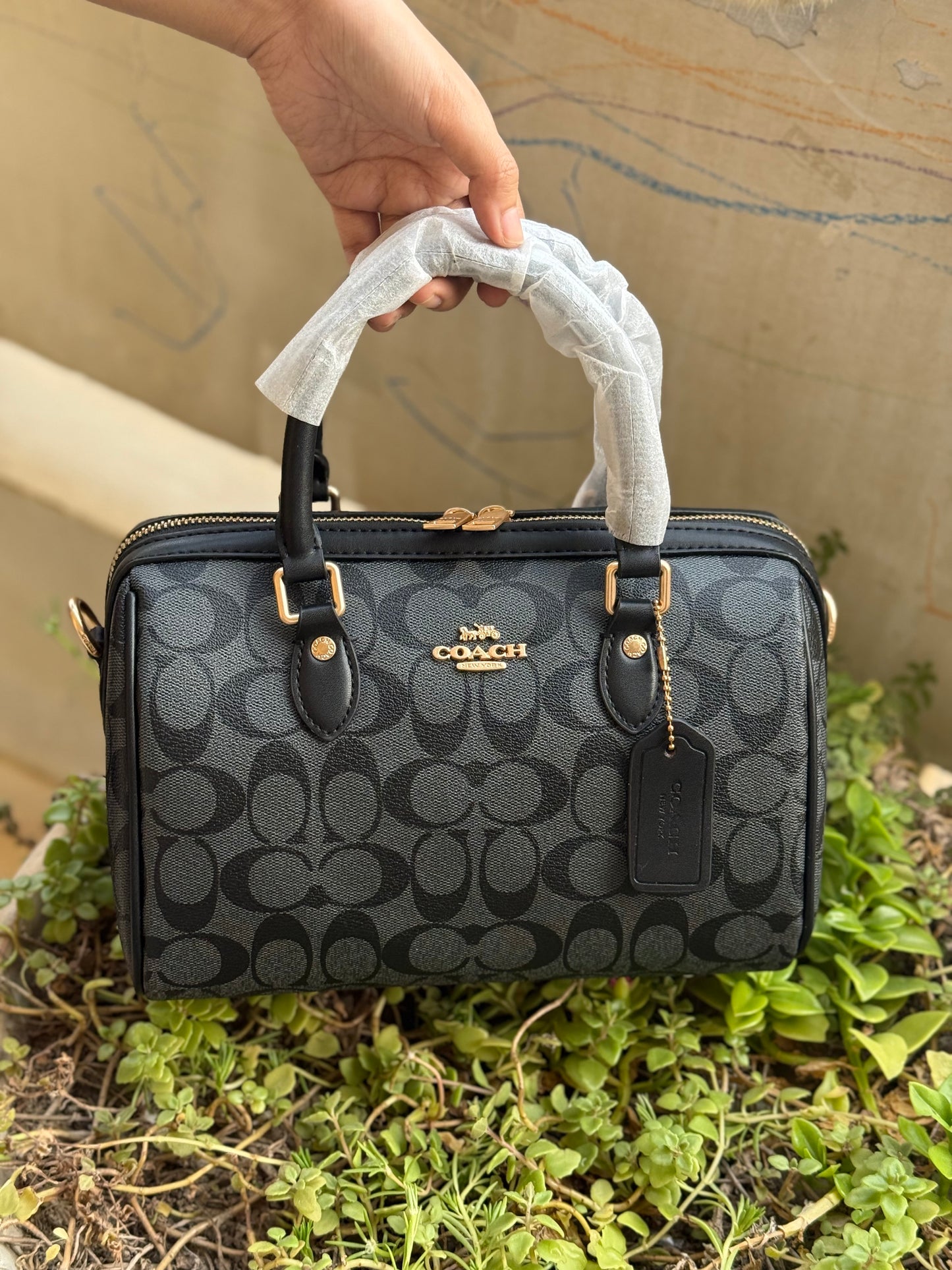 Coach Rowan Satchel With Box Master Series