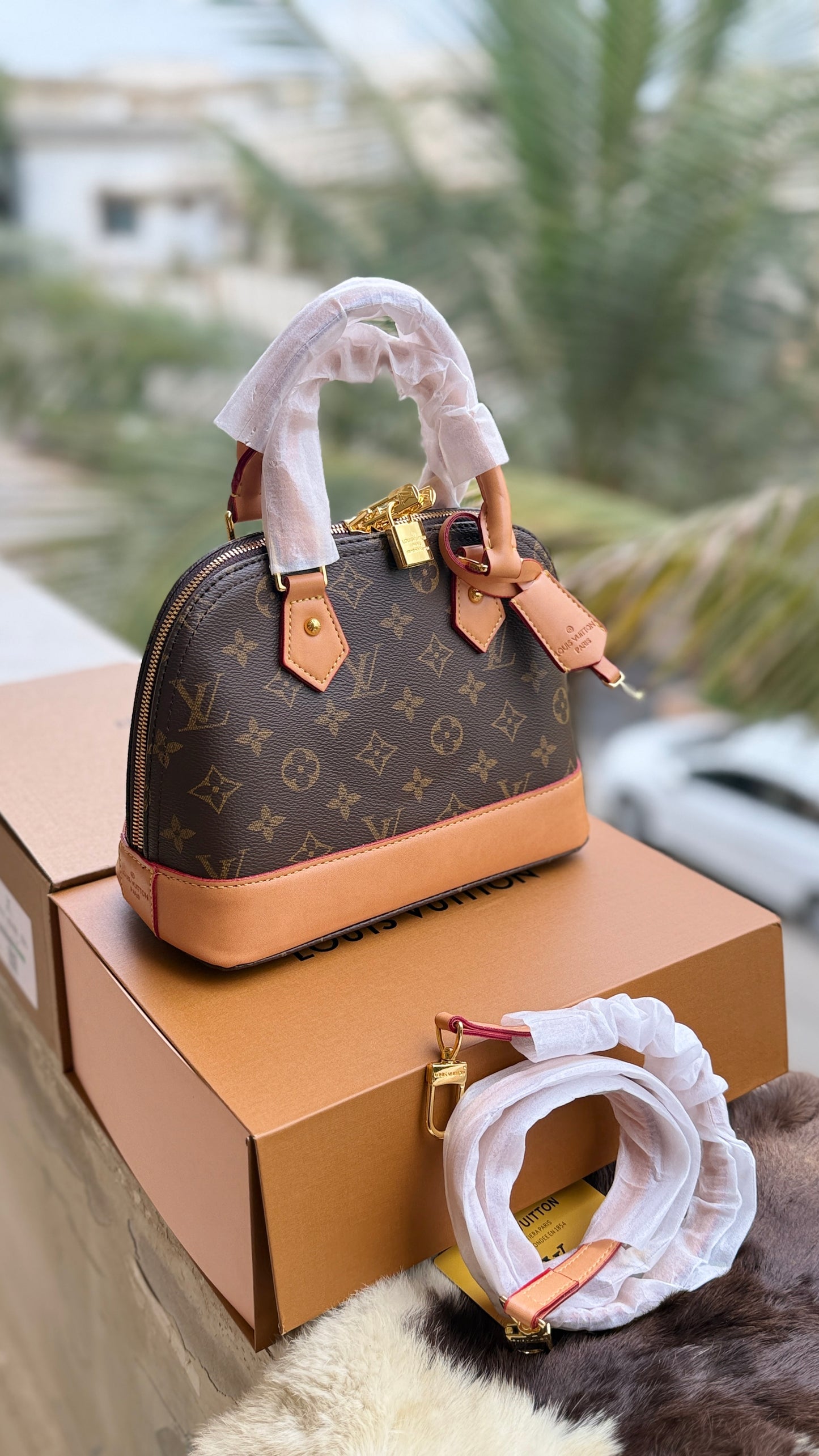 Louis Vuitton Alma BB handbag-Double box-Master Plus Series