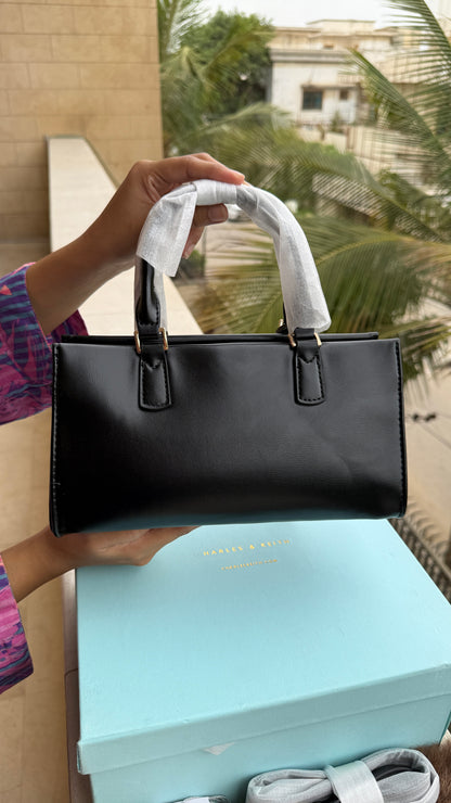 Charles & Keith Mini Kerry Top Handle Bag-Master Plus Series-With Box