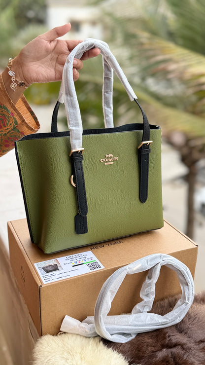 Coach Mollie 25 Tote Bag-Master Basic Series With Folding Box Packaging.