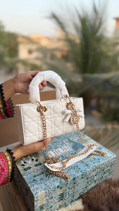 Lady D-Joy Bag-Bow Edition-AAA Series-Double Folding box