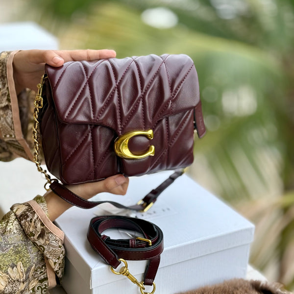 Coach Times Square Tabby Shoulder Bag With Quilting