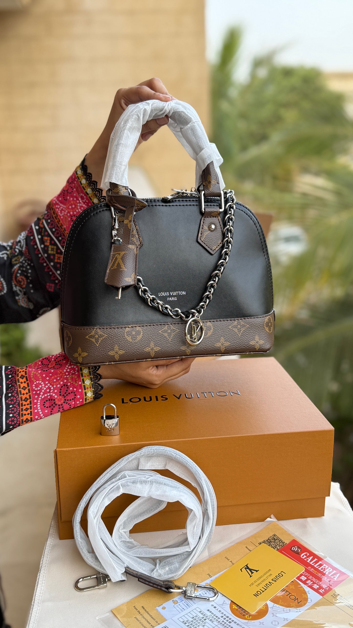 Louis Vuitton Neo Alma Top handle Bag-With Double folding box-Master Plus Series