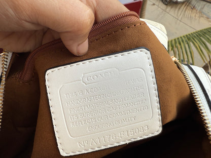 Coach Rowan Satchel With Box Master Series