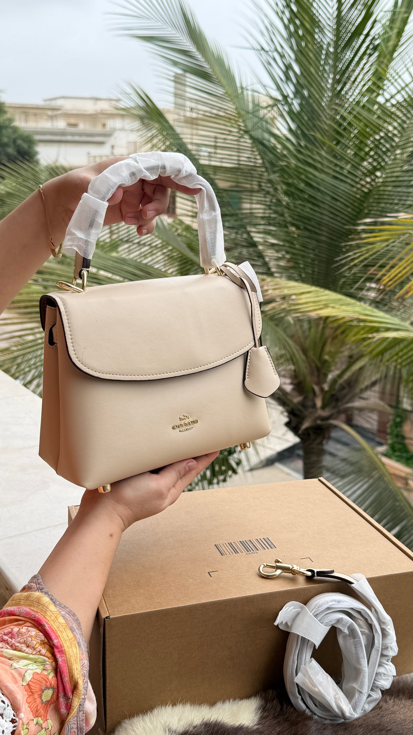 Coach Emory Top Handle Bag-Folding Box-Master Plus