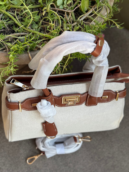 JW PEI Ziva Metal Lock Decoration Tote Bag-Master Series-Same as original