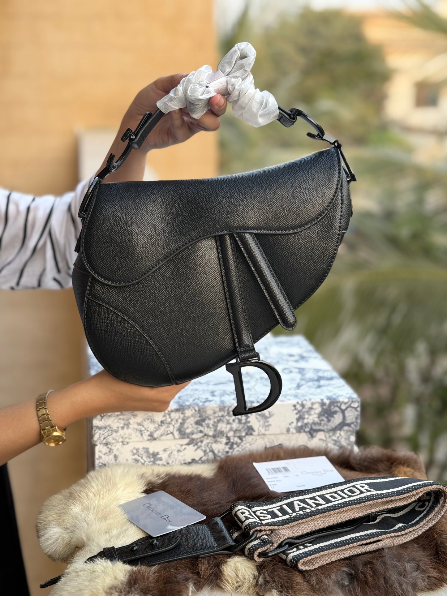 Christian Dior Saddle Bag-Master Plus Series-Box Packaging Include