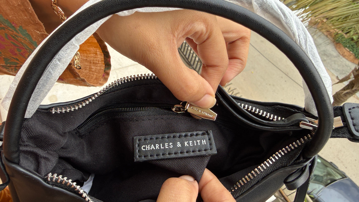 Charles & Keith Hazel Bow Top Handle Bag-Master Plus Series