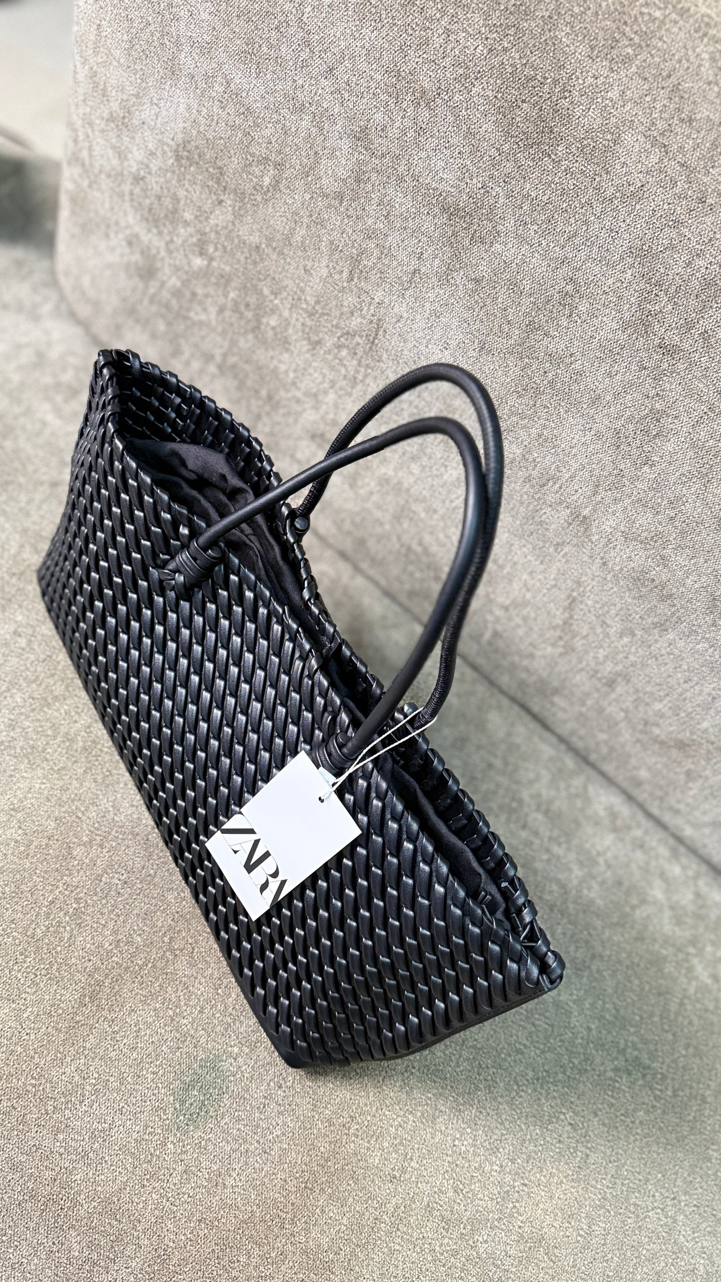 Zara braided elongated Shoulder/tote bag-Master Plus Series