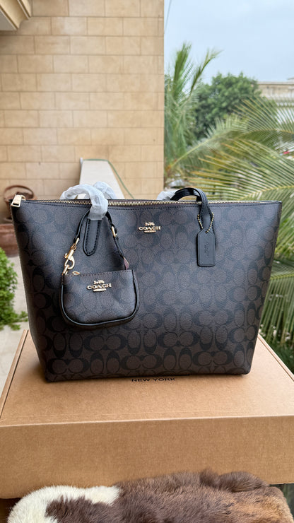 Coach Tote-With Coin Bag-Master Plus Series-With Box