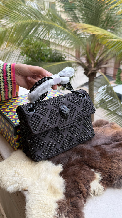 Kurt Geiger London Mini Crystal Kensington Bag-Master Series-With Box