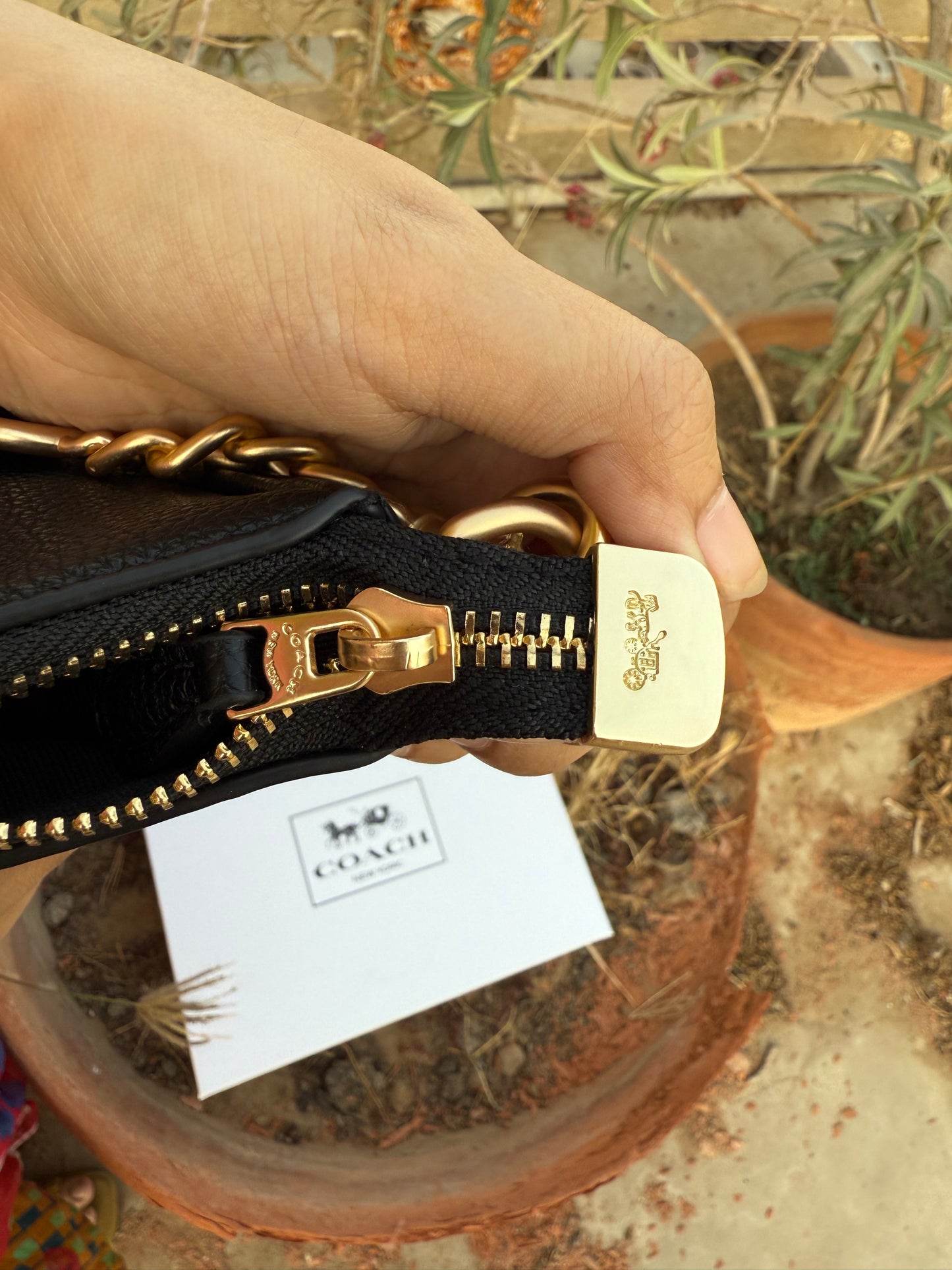 Coach Teri Hobo bag-With box-Master Series