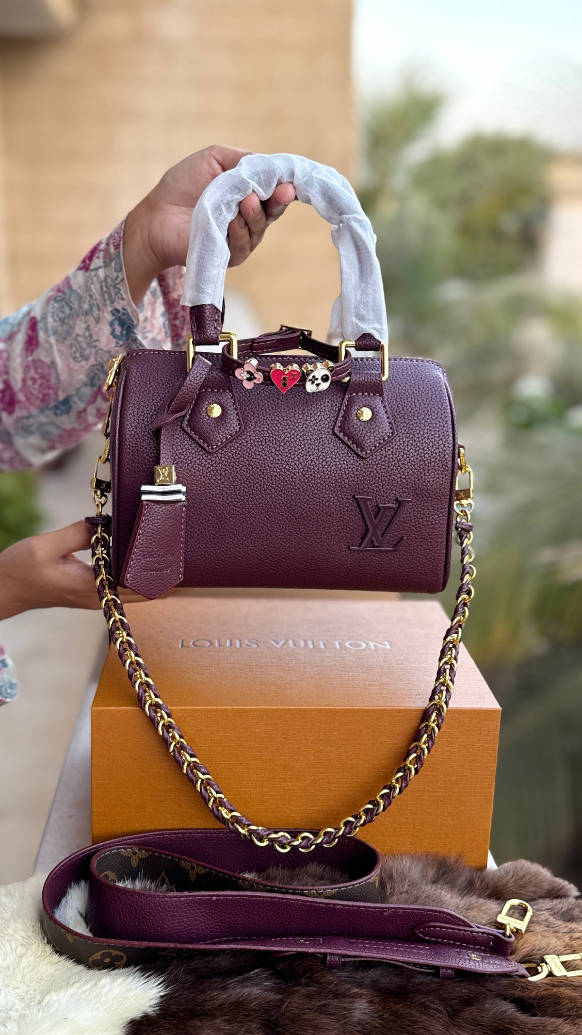 Louis Vuitton Speedy Nano-AAA Series-double Folding box
