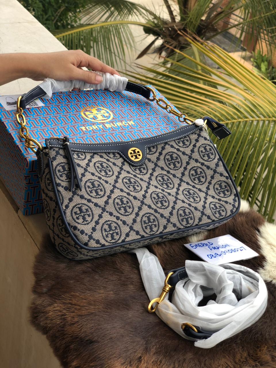 Tory Burch! T Monogram Studio bag. Master series