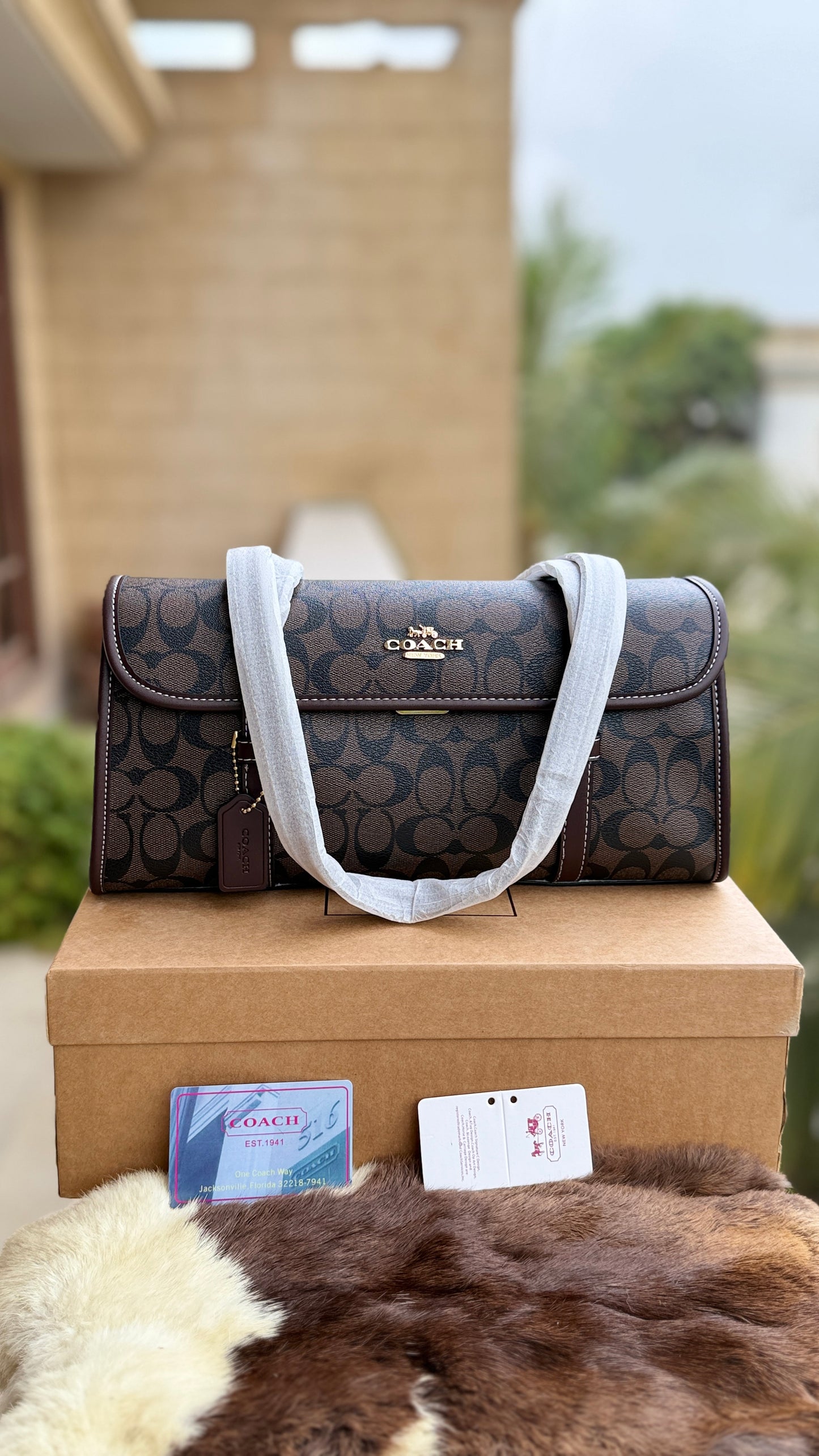 Coach Bridget Shoulder Flap Bag-Master Plus Series-With Box
