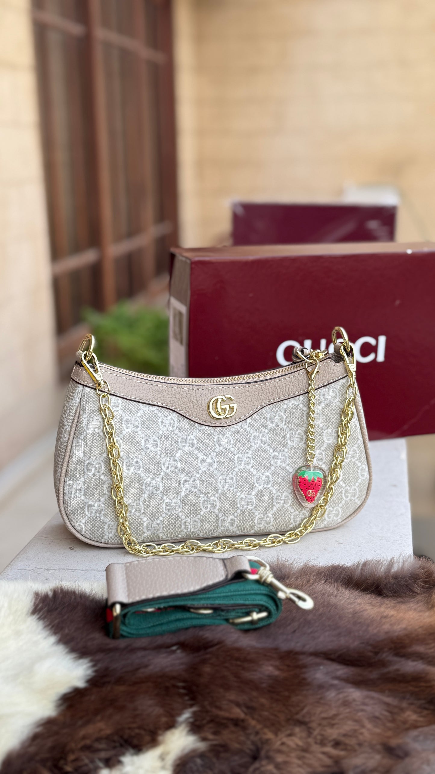 Gucci Ophidia small shoulder Hobo bag-Master Plus Series-With Magnetic folding box
