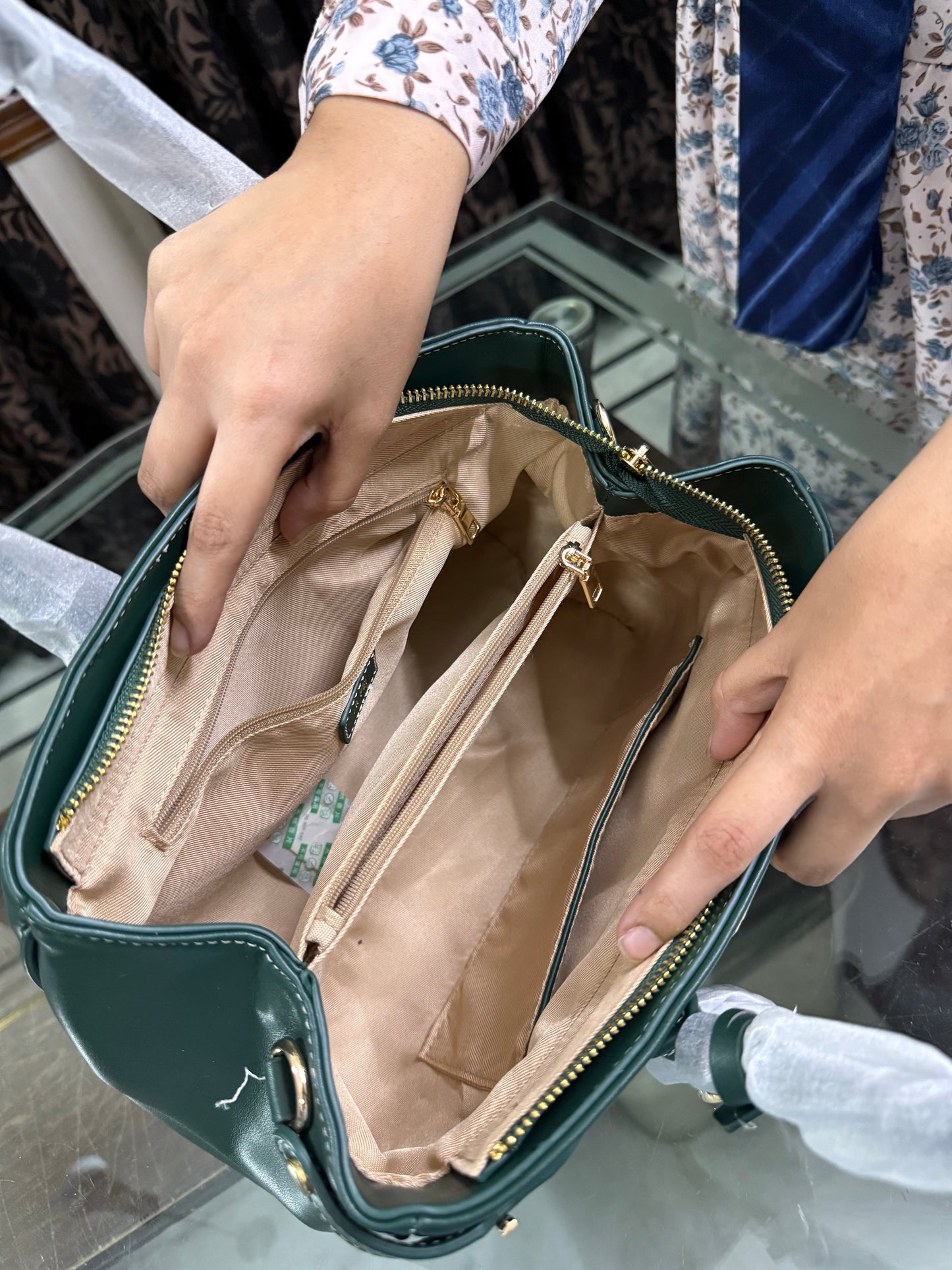 JW PEI Ziva Metal Lock Decoration Tote Bag-Master Series-Same as original